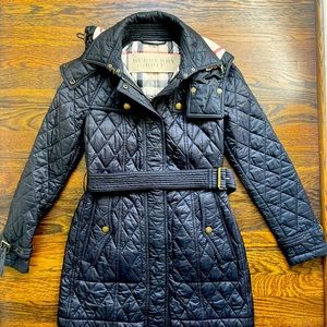 BURBERRY Finsbridge Belted Quilted Jacket
